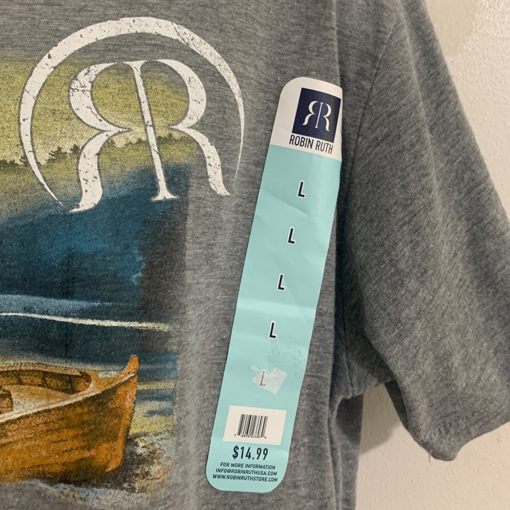 Robin Ruth Mens T-Shirt Size L - Picture 5 of 8